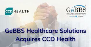 GeBBS Healthcare Solutions Acquires CCD Health
